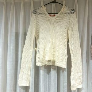 Knitted Fitted Sweater with Built in Cami